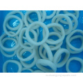 Замороженный IQF кольцо без кожи диаметром кальмары кальмары 3-7 см.